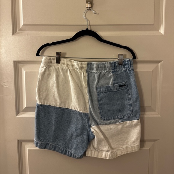 PacSun Denim Color Block Shorts - Picture 2 of 3
